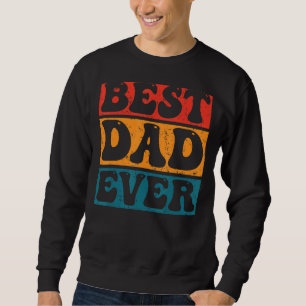 Sudadera Hombres Retro Vintage Mejor Papá Que Haya Coincidi