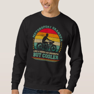 Sudadera Hombres retro vintage moto abuelo Da de padre