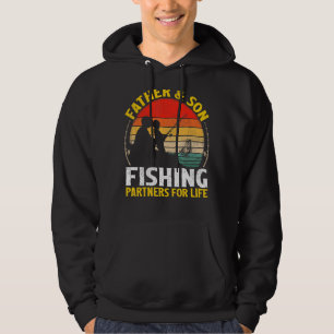 Sudadera Hombres Retro Vintage Padre E Hijo Pescadores