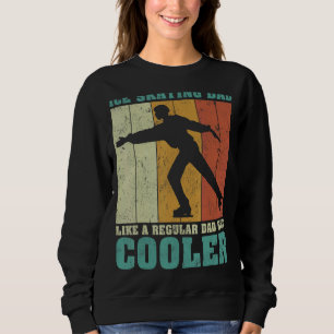 Sudadera Hombres Retro Vintage Patinando Hielo A Papá Como 