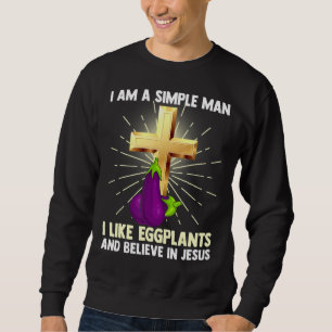 Sudadera Hombres Sencillos Como Huevos Creen En Jesús Ch