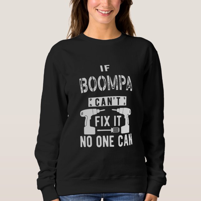 Sudadera Hombres Si Boompa No Puede Arreglarlo Abuelo Espec (Anverso)