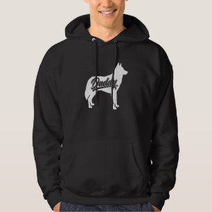 Sudadera Hombres Siberiano Husky Daddy Perro Papa Padres De