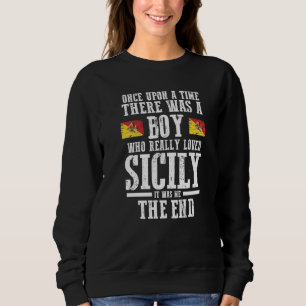 Sudadera Hombres Sicilia Bandera Siciliana