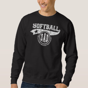 Sudadera Hombres Softball Papá Día del Padre Deporte