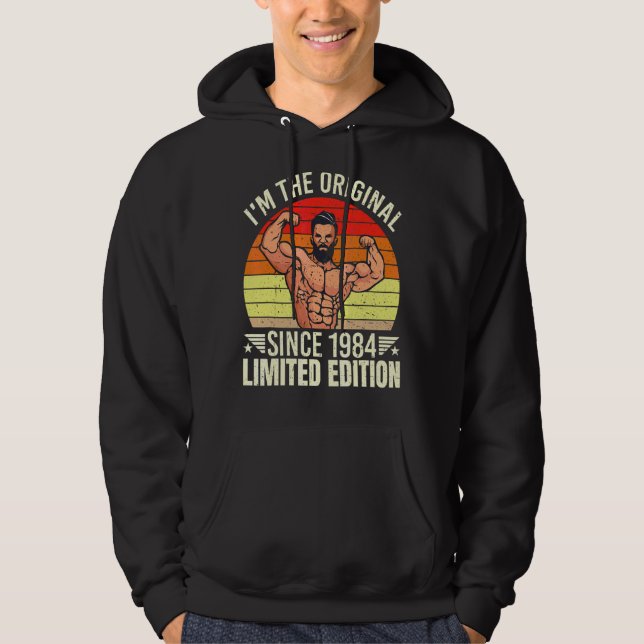 Sudadera Hombres, soy el original desde el Guay Style Retro (Anverso)