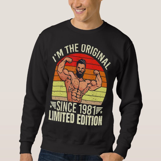 Sudadera Hombres, soy el original desde el retro estilo Gua (Anverso)