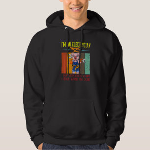 Sudadera Hombres, soy electricista paro cuando termine Line