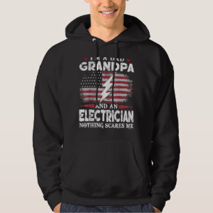 Sudadera Hombres, soy papá, el abuelo de la electricidad, n