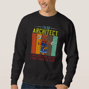 Sudadera Hombres Soy un arquitecto no me detengo cuando est
