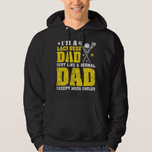 Sudadera Hombres, soy un papá lacrosse como una lacrosse pa