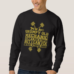 Sudadera Hombres, soy un viejo Chiste mecánico mecánico de