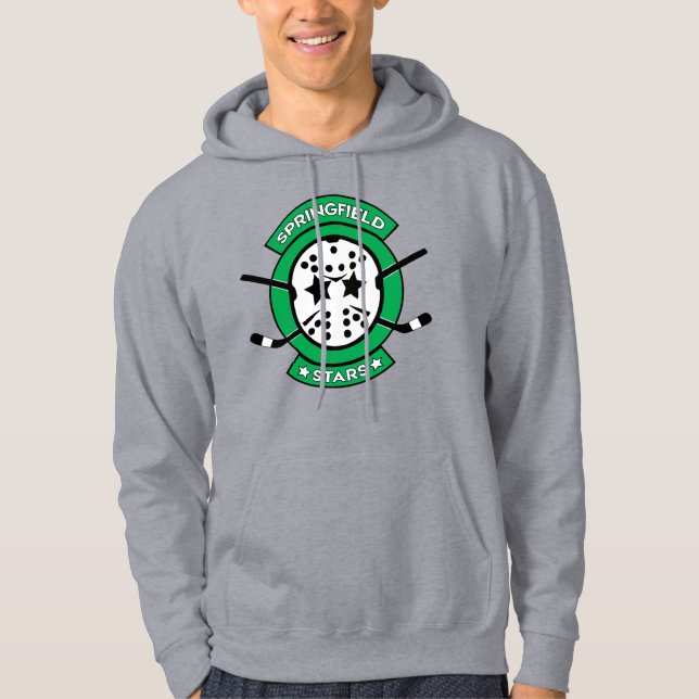 Sudadera Hombres, Springfield Stars Hoodie (Anverso)
