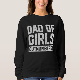 Sudadera Hombres superan en número a papá de niñas divertid