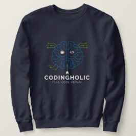 Sudadera Hombres Tecnología Cerebro Circuito Codificación G