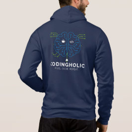 Sudadera Hombres Tecnología Cerebro Circuito Codificación G