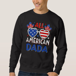 Sudadera Hombres Todos Los Estadounidenses Dada 4 De Julio