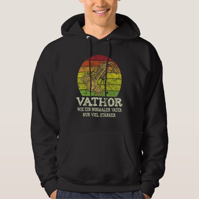 Sudadera Hombres vathor father Viking Dad Day (Anverso)