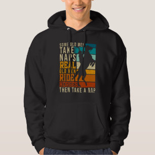 Sudadera Hombres viejos reales montan caballos Retro equita