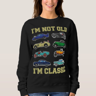 Sudadera Hombres Vintage Classic Birthday Car Men I'm Not O