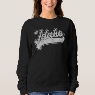 Sudadera Hombres Vintage Idaho Retro Mujeres