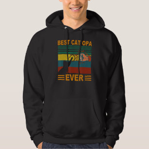 Sudadera Hombres Vintage Mejor Opea De Gatos Ever Cat Opa P