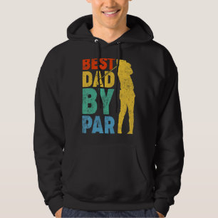 Sudadera Hombres Vintage Mejor Papá Por Par Golf Dad Golfer