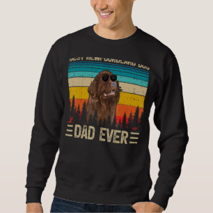 Sudadera Hombres Vintage mejor perro de Terranova jamás pad