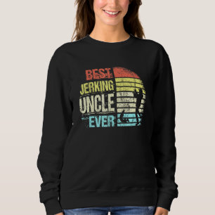 Sudadera Hombres Vintage Pescadores Día Mejor Jerarquí Sin