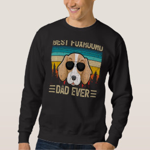Sudadera Hombres Vintage Retro El Mejor Padre Foxhound