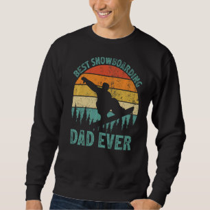 Sudadera Hombres vivan al mejor padre de snowboard