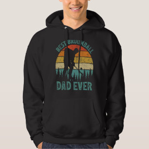 Sudadera Hombres vivan el mejor día de padre de Broomball