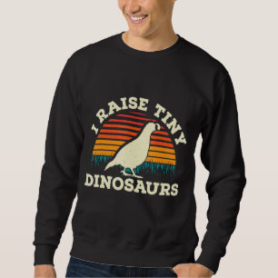 Sudadera Hombres Yo Crio A Pequeños Dinosaurios Quail Dueño