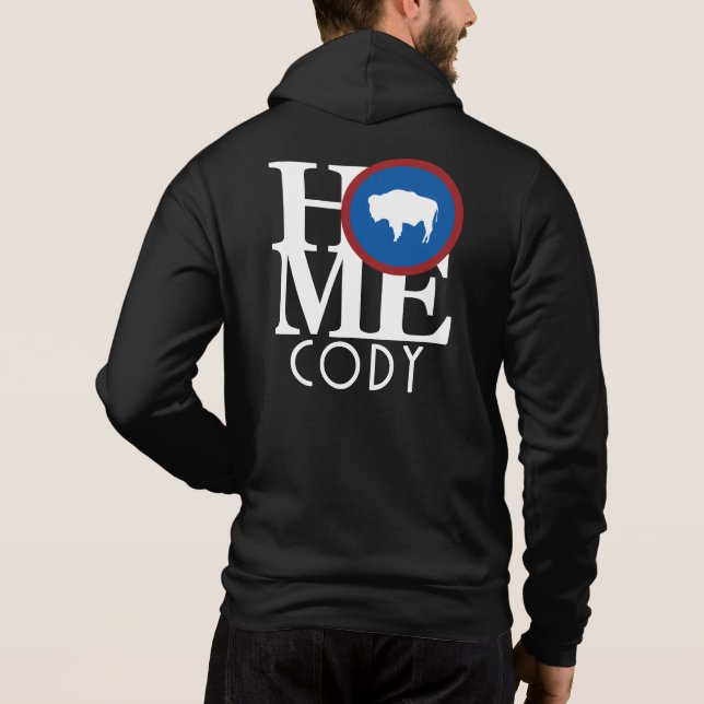 Sudadera HOME Cody Wyoming (impresión posterior) (Reverso)
