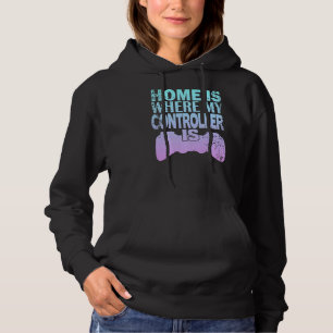 Sudadera Home Es Donde Mi Controlador Es Gamer Controller