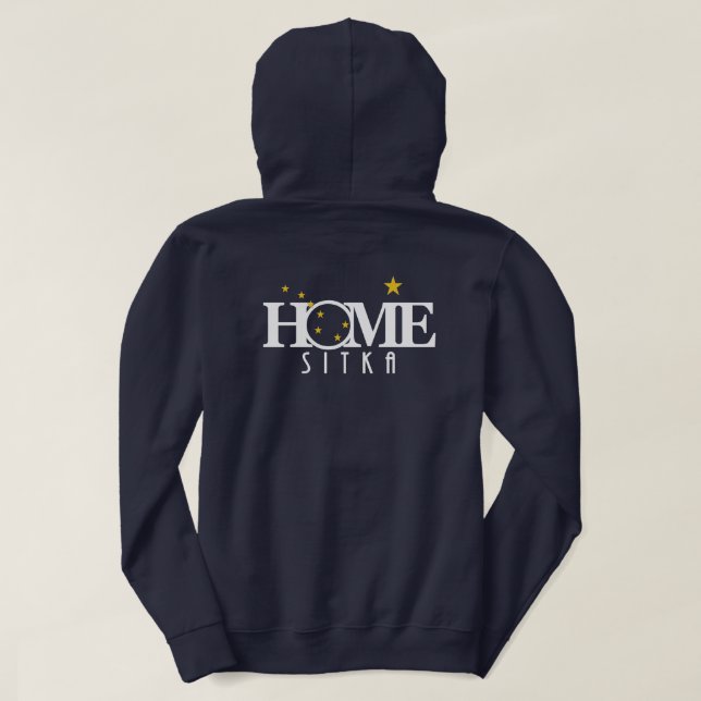 Sudadera HOME Sitka Alaska (Reverso del diseño)
