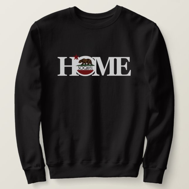 Sudadera HOME Soquel California (Anverso del diseño)