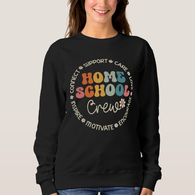 Sudadera Homeschool Crew Appreciation Week Back to School (Anverso)