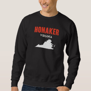 Sudadera Honaker Virginia EE. UU. Estado América Viajes Vir