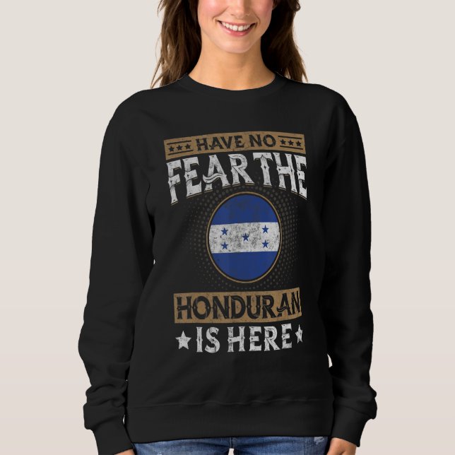 Sudadera Honduras Flag Proud Hondurian Men & Women (Anverso)