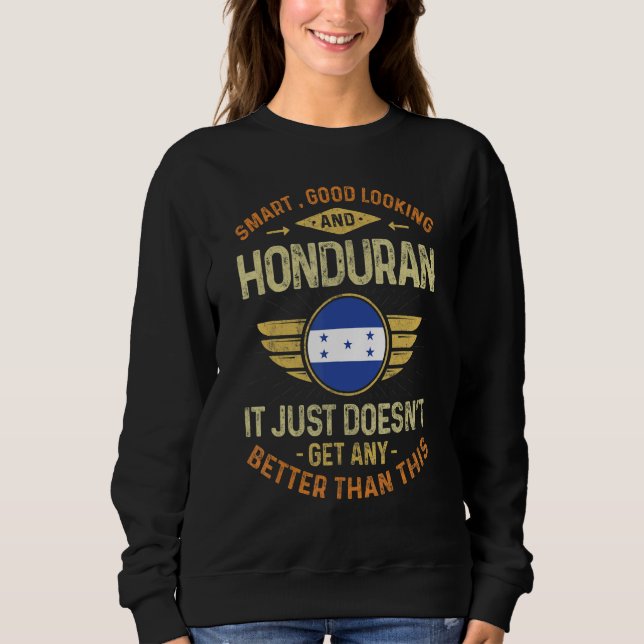 Sudadera Honduras Flag Proud Hondurian Men & Women (Anverso)