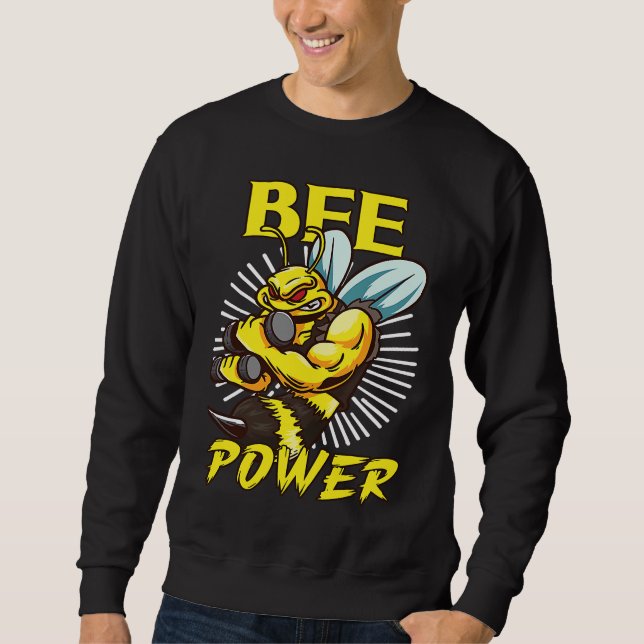 Sudadera Honey Bee Beekeeping Beekeeper Honeybee Apiary Api (Anverso)