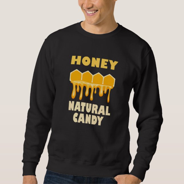 Sudadera Honey Nature Ironic Saying Cute Bees Wildlife   (Anverso)