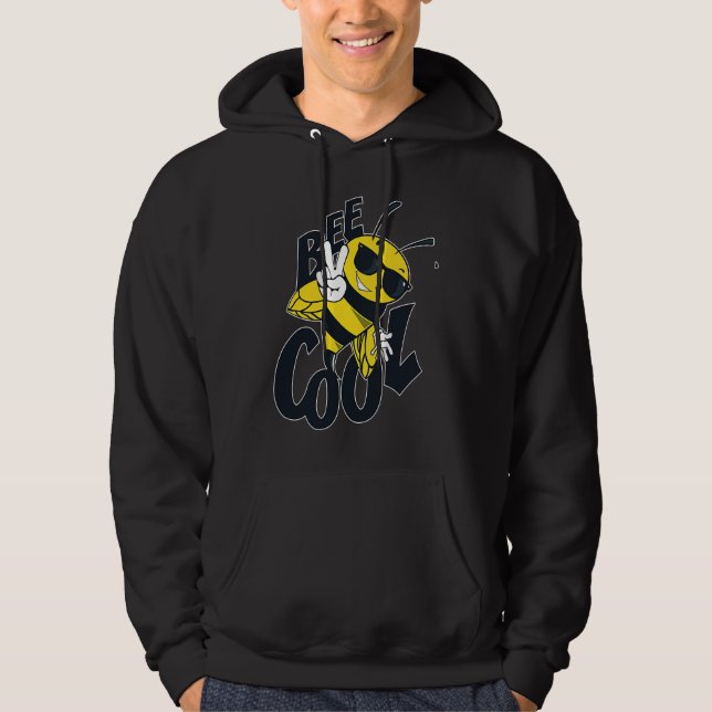 Sudadera Honeybee Bumble Bee Honeycomb (Anverso)