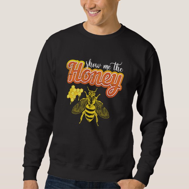 Sudadera Honeycomb Bee Hive Beekeeper (Anverso)