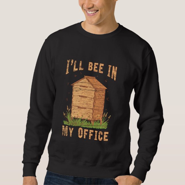Sudadera Honeycomb Bee Honey Farmer Bee Hive Beekeeper (Anverso)
