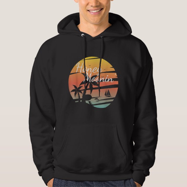 Sudadera Honeymoon Couples - Just Married Matching Honeymoo (Anverso)