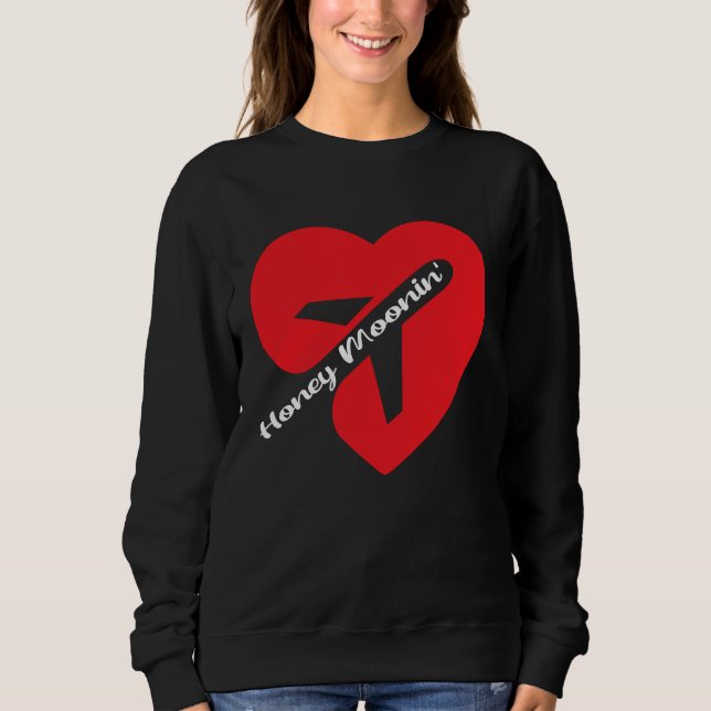 Sudadera Honeymoonin Matching  For Couples Vacation Honeymo (Anverso)