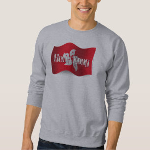 Sudadera Hong Kong que agita la bandera