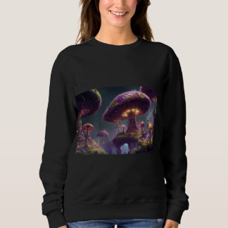 Sudadera hongo morado hermoso